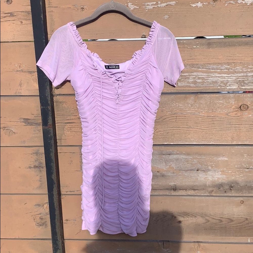 Purple Shein dress